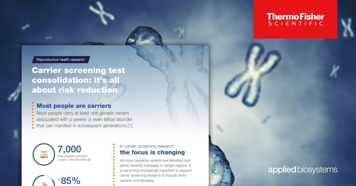 Carrier screening test consolidation
