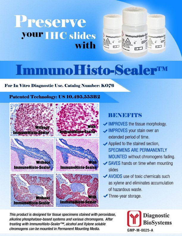 ImmunoHisto-Sealer product flyer
